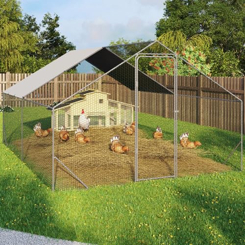 IDMarket – Enclos poulailler 12 m² Parc grillagé 4×3 M Acier galvanisé – Avec filet de toit 2 IDMarket – Enclos poulailler 12 m² Parc grillagé 4×3 M Acier galvanisé – Avec filet de toit pas cher