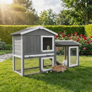 Miweba MyAnimal Clapier Lapin MH-03 | Extra Large avec 66 cm – Maison à Deux étages – Cage pour Lapin – Bois de pin – Polyvalent – Résistant à l’hiver – 2 Niveaux (Gris/Blanc) Miweba MyAnimal Clapier Lapin MH-03 | Extra Large avec 66 cm – Maison à Deux étages – Cage pour Lapin – Bois de pin – Polyvalent – Résistant à l’hiver – 2 Niveaux (Gris/Blanc) pas cher