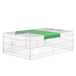 Wiltec Parc enclos pour Petits Animaux domestiques – 1830 x 1220 x 600 mm – en Acier – Clôture verrouillable avec Protection Solaire – Cage Lapin Hamster Cochon d’Inde Tortue Rongeur Wiltec Parc enclos pour Petits Animaux domestiques – 1830 x 1220 x 600 mm – en Acier – Clôture verrouillable avec Protection Solaire – Cage Lapin Hamster Cochon d’Inde Tortue Rongeur pas cher